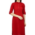thumbnail image 1 of Phagun Kurti Tunique en Coton Col Mandarin Ethnique Décontracté, 1 of 1