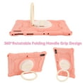 thumbnail image 2 of Dteck Silicone Case for Samsung Galaxy Tab S9 FE 5G 10.9" / S9 / S8 / S7 11" Tablet, 360 Rotating Hand Grip Stand Lightweight Shock Proof Protective Cover with Pencil Holder Shoulder Strap,Pink, 2 of 6