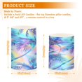 thumbnail image 3 of ALAZA Rainbow Pattern Plam Trees 2 PCs LED Flickering Flameless Candles with Remote Timer Battery Operated Candle, 3 of 7