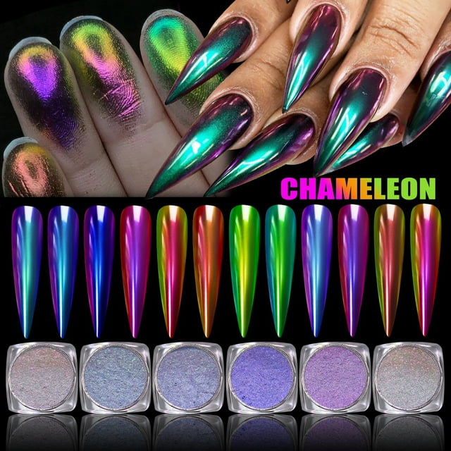 Mirror Powder Eye Shadow Sparkling Stunning Easy to Apply Color-Changing Eyeshadow Powder Women Accessories