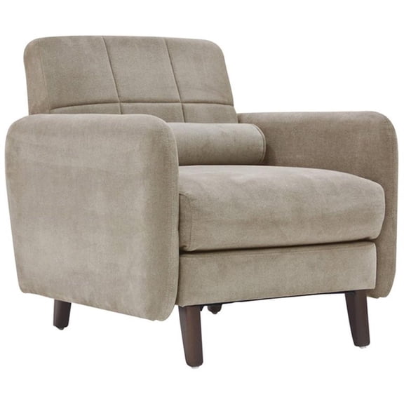 Elle Decor Natalie Arm Chair in Beige