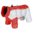 thumbnail image 2 of Windproof Full Body Dog Coat Warm Reflective Winter Coat for Small Dogs with D-Ring leash Waterproof Turtleneck Dog Jacket Four-Leg Windproof Puffer Jackets Snowsuit for Small Dog(Red), 2 of 9