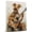 Airedale Terrier, variant on Irish Wolfhound Dog Playing Guitar Wall Stretched Canvas Size 8x12 – Irish Wolfhound Canvas Art for Dog Lovers, Guitar Canvas Wall Decor