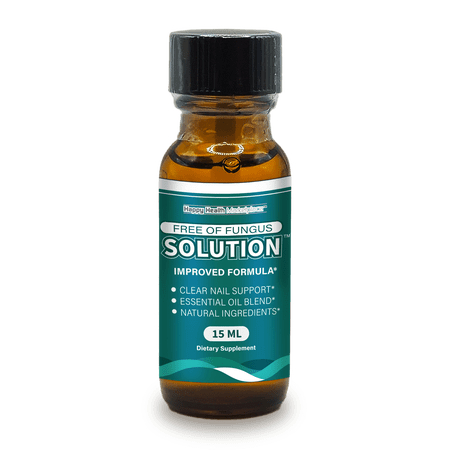 Free Of Fungus Solution - Improved Formula - Our Best Blended Essential Oil for Nail Fungus Oil - Help Hydrate and Rejuvenate Damaged Nails - Tea Tree Oil For Nail Fungus