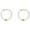 White, variant on Titanium Steel Small Hoop Earrings for Women Men Minimalist Sleeper Huggie Hoops Cartilage Piercing Tragus Earrings Hinged Hoop 12mm Hypoallergenic Ear Jewelry Gifts