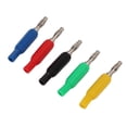 thumbnail image 3 of Banana Plug, 30Vac-60Vdc 5 Color Diameter 4mm/0.2in 4mm Banana Plug Small Compact  For Probe Test Leads, 3 of 8