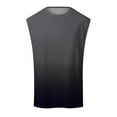 thumbnail image 4 of HCNTES Men's Tank Top Quick Dry Summer Workout Muscle Sleeveless Shirts for Swim Beach(Grey,L), 4 of 4