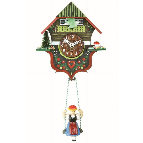 Kuckulino Black Forest Clock Black Forest House with quartz movement and cuckoo chime  TU 2012 SQ
