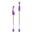 thumbnail image 1 of Sonducket 1 par de pinchos de bicicleta de montaña ZTTO, pinchos de eje de acero anodizado profesional portátil de aleación, componentes de Ciclismo Púrpura, 1 of 6