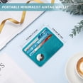 thumbnail image 4 of Fintie Slim Minimalist Front Pocket Wallet with Built-in Case Holder for AirTag, RFID Blocking Credit Card Holder Card Cases with ID Window for Men Women, 4 of 9
