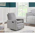 thumbnail image 4 of Pemberly Row Wood and Fabric Swivel Glider & Recliner in Gray, 4 of 5