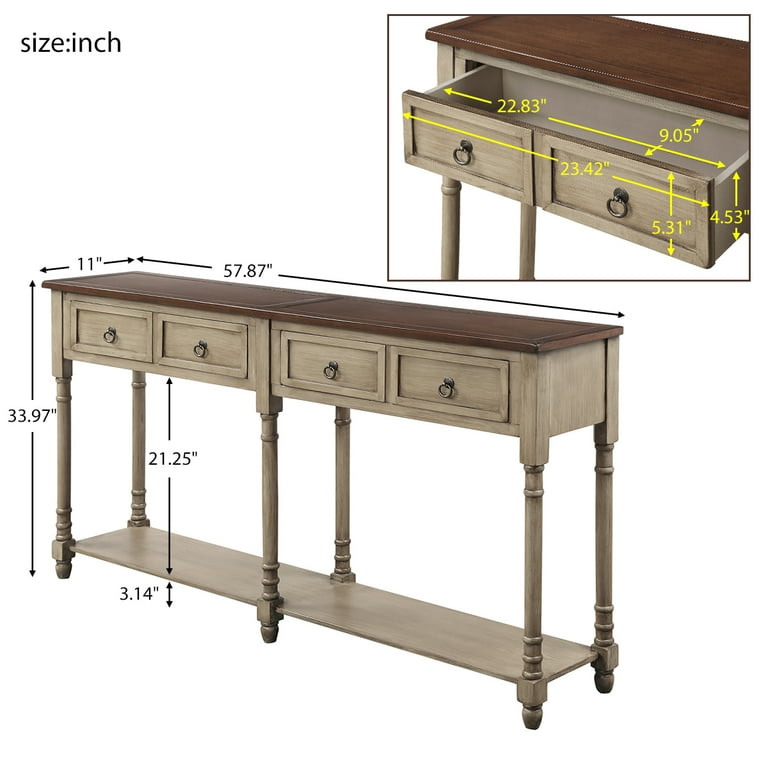 Tall accent table with storage deals