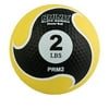 Champion Sports 2-lb Rubber Medicine Ball - Rhino Elite
