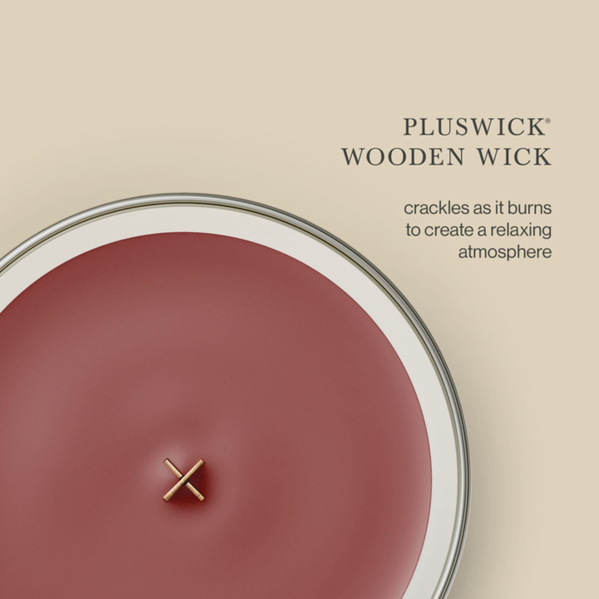 WoodWick Cinnamon Chai Scented Large Hourglass Candle, Crackles as it Burns, Perfect for Gifting, 21oz