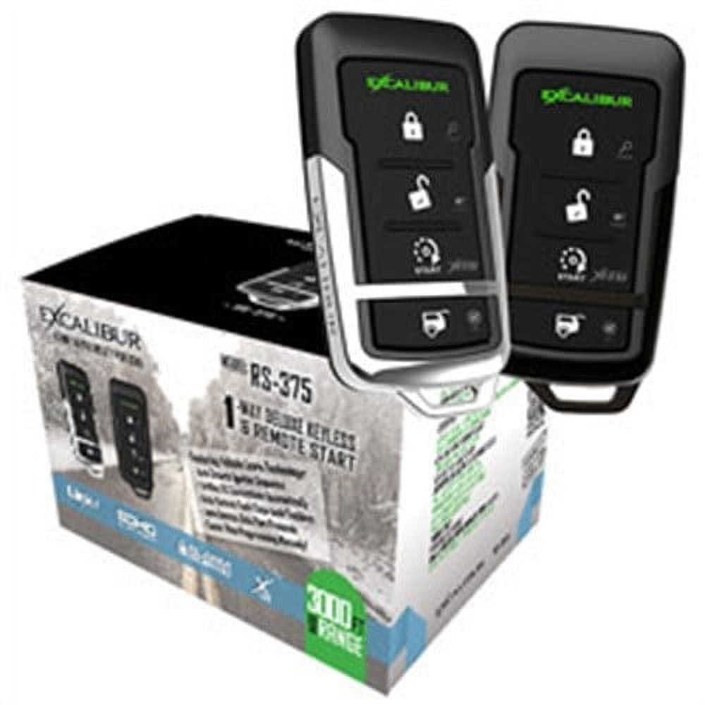 Excalibur Alarms Rs-375 3000 Feet 4-Button Remote Start Keyless