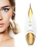 Mole Remover Pen Laser Freckle Removal Machine for Dark Spot Tattoo Dot Skin Tag Warts Removal(Gold)