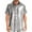 Silver, variant on Mens Short Sequin Sleeve Shirt Metallic Rave Button Front Shirt Short Sleeve Party T Shirt Clubwear Trendy Casual Night Out Slim Fit Glossy Top,Silver,XXL