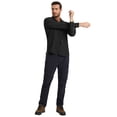 thumbnail image 6 of Long Sleeve Fishing Shirts Safari Outdoor Work Black Shirt Quick Drying Hiking Lightweight Button Down Shirts, 6 of 9