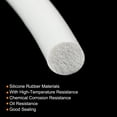 thumbnail image 3 of Silicone Foam Seal Strip, 1.2mm(0.05") Dia 8 Meters(26.25 Ft) Long Sponge Seal Strip, White, 3 of 6