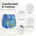 thumbnail image 6 of Qekee Peacock for 2 in 1 Flowy Running Shorts for Women High Waisted Gym Tennis Shorts Double Layer Shorts with Pocket, 6 of 9