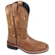 thumbnail image 1 of Bota vaquera para niños de cuero marrón claro Leroy para niños - Talla EE. UU.: 9 Smoky Mountain Boots 3723C-9R, 1 of 1