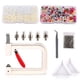 thumbnail image 1 of Máquina de ajuste de perlas Botones de remache Tapa de fijación de plástico Camisa Pantalones Chaqueta Kit de herramientas manuales Hecho a mano DIY Accesorio de ropa Tipo 19 4-10 mm Eigraketly HA009177-03B, 1 of 6