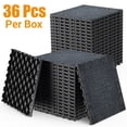 thumbnail image 3 of 12" Patio Deck Tiles, 36 pcs Carpet floor, DIY Module Interlocking Decking Carpet,Easy and Quick Installation Court Tiles for Porch Poolside Balcony Backyard ,Grey, 3 of 6