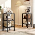 thumbnail image 4 of Gymax 6-Tier Plastic Modular Storage Shelves Open Display Utility Shelving Unit Black, 4 of 10