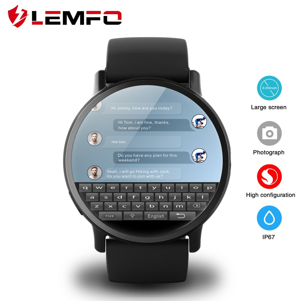 lemfo waterproof smart watch