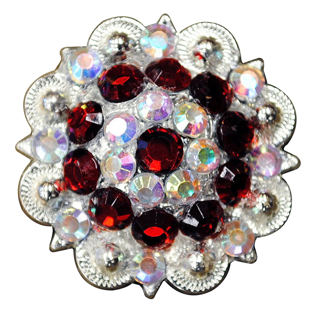 Western Screw Back Concho Ab Crystals Round Saddle Bling Cowgirl Set Of 2/4/8/16 Western Screw Back Concho Ab Crystals Round Saddle Bling Cowgirl Set Of 2/4/8/16