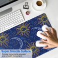 thumbnail image 4 of Long Mouse Pads for Desk,Blue Sun Moon Constellation Pattern Desk Mats on Top Of Desks, Desk Mouse Pad Extra Large with 3mm Non-Slip Base and Stitched Edge for Gaming,Office,Work,Home 31.5"x11.8", 4 of 6