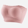 thumbnail image 2 of Strappy Bandeau Bikini Top for Summer Wireless Seamless Shaped Tubetop with Inner And Light Support Women Tube Top, 2 of 7