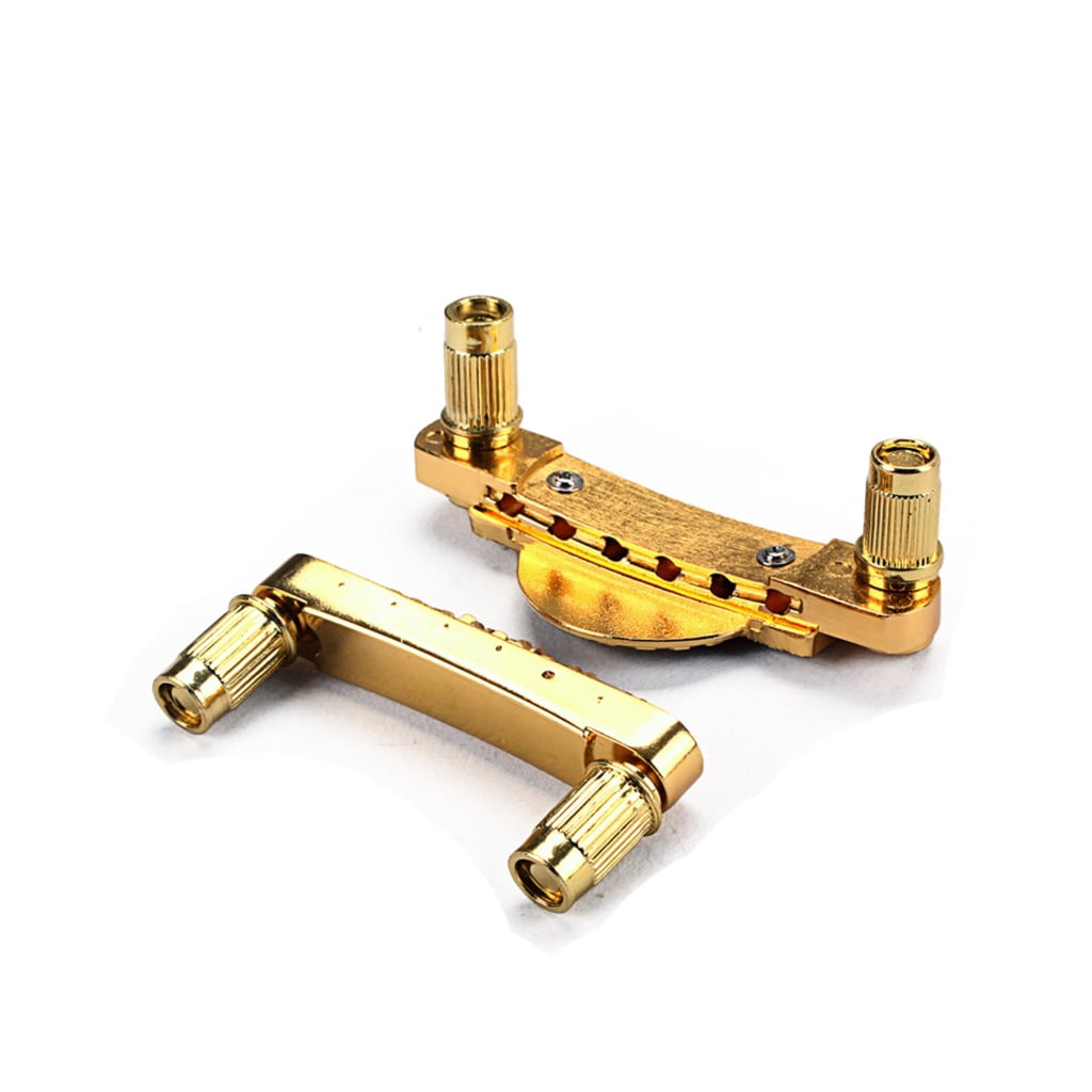 Miiottaa Roller Saddles Guitar Bridge Tailpiece Electric Guitar Bridge Easy to Install