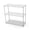 Chrome, variant on 3 Tier NSF Wire Shelving Unit, 1050 LBS Reinforced Height Adjustable Metal Storage Rack, Garage Storage Shelves - White