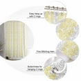 thumbnail image 6 of Yellow Grey Botanical Waterproof Fabric Shower Curtain,Pastoral Spring Summer Leaf Aesthetics Shower Curtain for Bathroom Curtains Bathtubs Hotel Washable Shower Curtains with 12 Hooks Small 36x72in, 6 of 6