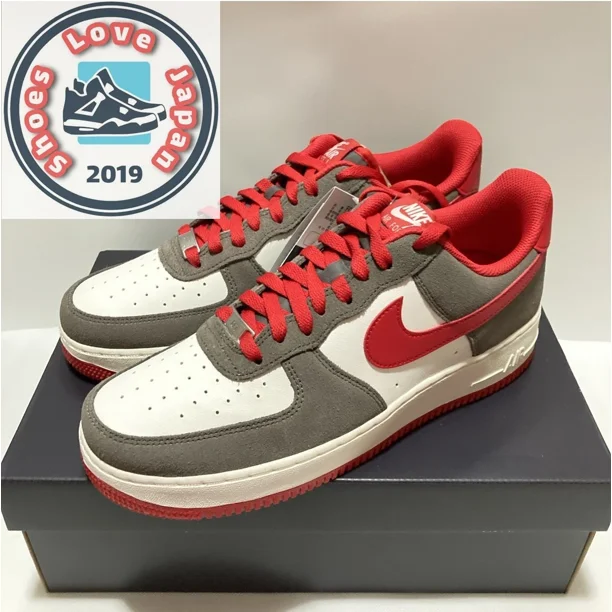 Ni&ke Air Force 1 '07 LV8 FQ8714 201 Cavestone/Sail/University Red Men Shoes
