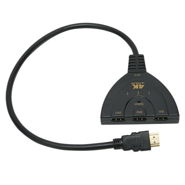 Cable De Interfaz Multimedia De Alta Definición 4K Switcher 3 En 1 Salida 4Kx2K Switcher SplitterCable Splitter