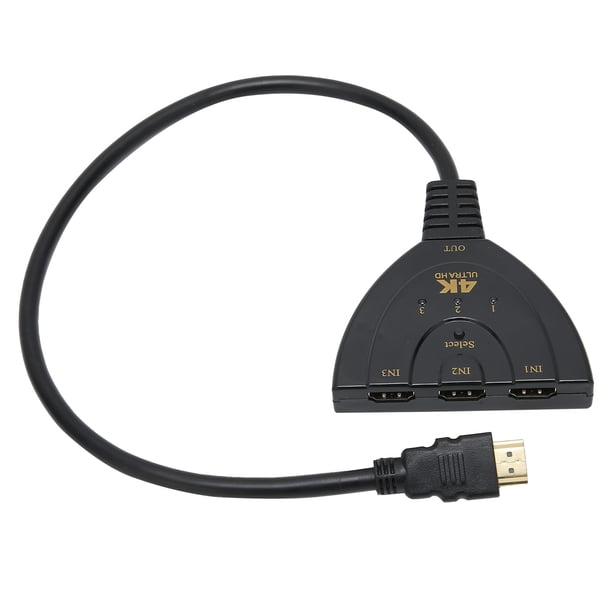 Cable De Interfaz Multimedia De Alta Definición 4K Switcher 3 En 1 Salida 4Kx2K Switcher SplitterCable Splitter