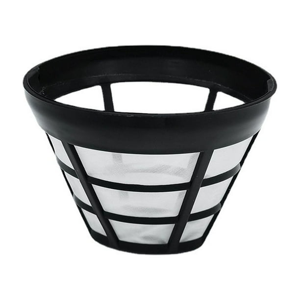 FILTRO DE CAFETERA DE CONO, FILTRO DE CAFÉ REUTILIBLE Fácil de Limpiar de Acero Nylon inoxidable 2pcs para oficina