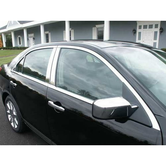 Stainless Steel Window Trim 12Pc Fits 2006-2012 Lincoln MKZ WP46630 QAA