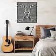 thumbnail image 2 of LaModaHome Exclusive 3D Circle Moves Metal Wall Art – Durable & Artistic Metal Wall Art for Home and Office Decor, Perfect for Any Interior Design Aesthetic, 2 of 5