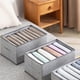 thumbnail image 3 of 7 Grids Clothes Drawer Organizer Clothes Storage Baskets Bin for Wardrobe Shelf Under Bed, 3 of 4