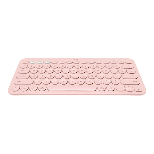 Logitech K380 Multi Device Bluetooth Keyboard For Mac Keyboard Wireless Bluetooth 3 0 Rose Walmart Com Walmart Com
