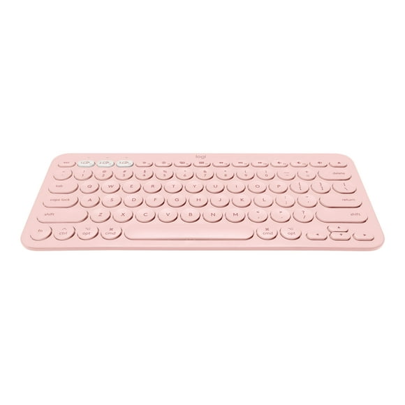 Logitech K380 Multi-Device Bluetooth Keyboard for Mac - Keyboard - wireless - Bluetooth 3.0 - rose