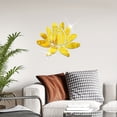 thumbnail image 2 of 17pcs Shatterproof Self-adhesive Removable Acrylic Mirror Wall Stickers Decoration For Wall DIY Living Room TV Background Wall Bedroom Bathroom Kitchen, 2 of 5