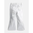 thumbnail image 2 of Wonder Nation Toddler Girls Fashion Denim Flare Jeans, Sizes 12M-5T, 2 of 4