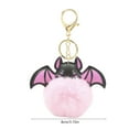 thumbnail image 4 of shyuyusa Halloween Bats Keychain Accessories - Cute Pom Fuzzy Car Keychain for Handbag Backpack Purse, 4 of 6