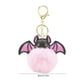 thumbnail image 3 of Lindo Llavero de Murciélago de Halloween - Llavero con Pompón Suave para Bolso, Mochila y Llaves Del Coche - Llavero de Felpa de Poliéster Suave En Negro, Rosa y Morado - 3.15 Pulgadas, 3 of 6