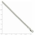 thumbnail image 4 of Collier Pendentif Chaîne Spiga Ronde 3mm en Argent Sterling 925 Charme Blé, 4 of 9