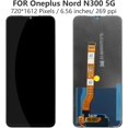 thumbnail image 3 of for OnePlus Nord N300 5G Screen Replacement LCD 6.56" for OnePlus Nord N300 LCD Display Touch Screen Digitizer Assembly Full Repair Parts Kit with Tools (Black), 3 of 8
